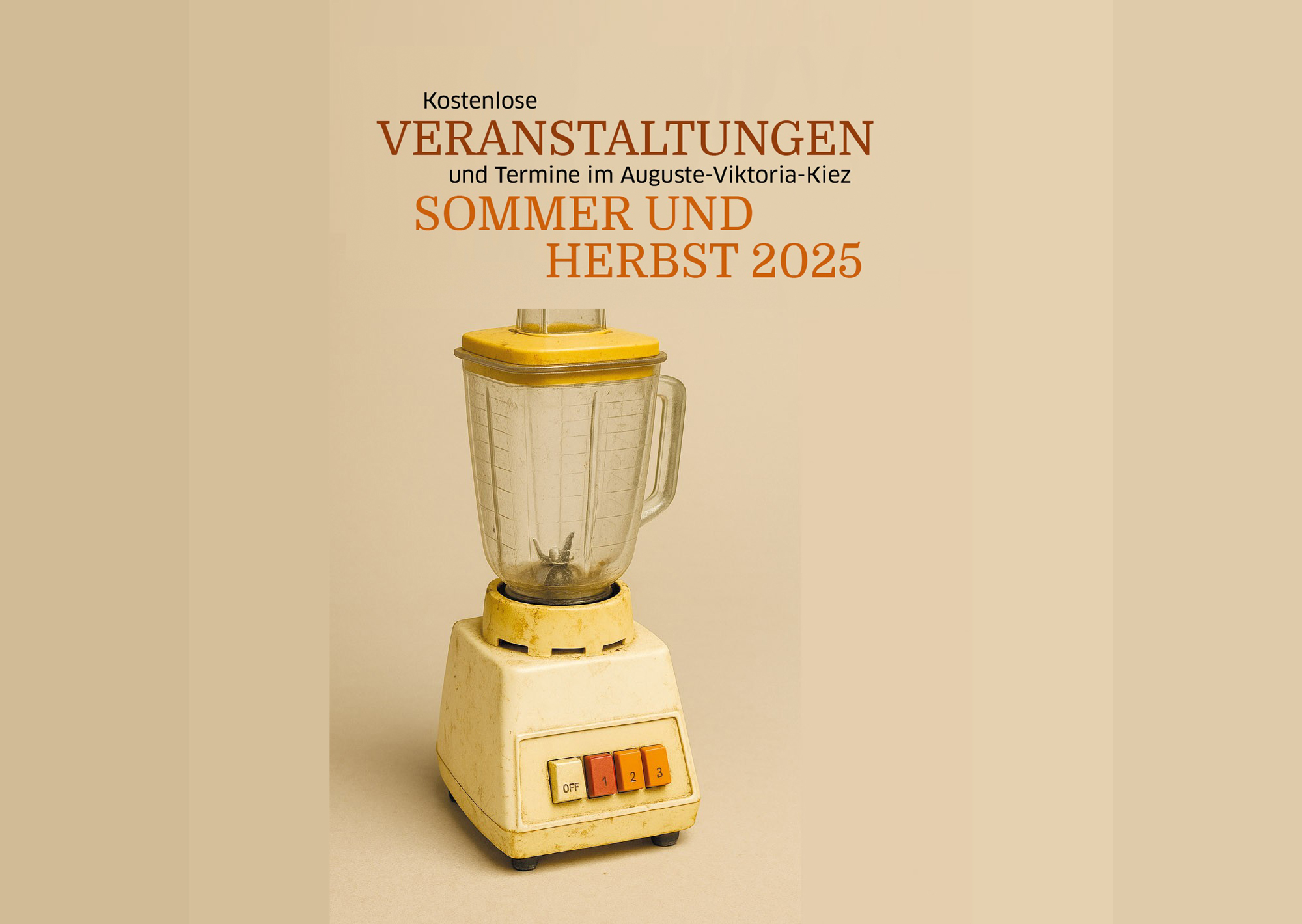 Titel des AVA Kiezkalenders Sommer 2025