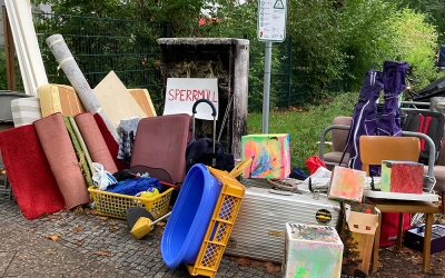 Tausch- und Sperrmüllfest mit schönen und praktischen Dingen